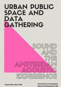 Espace public urbain et collecte de données: le son et l'expérience acoustique d'Amsterdam