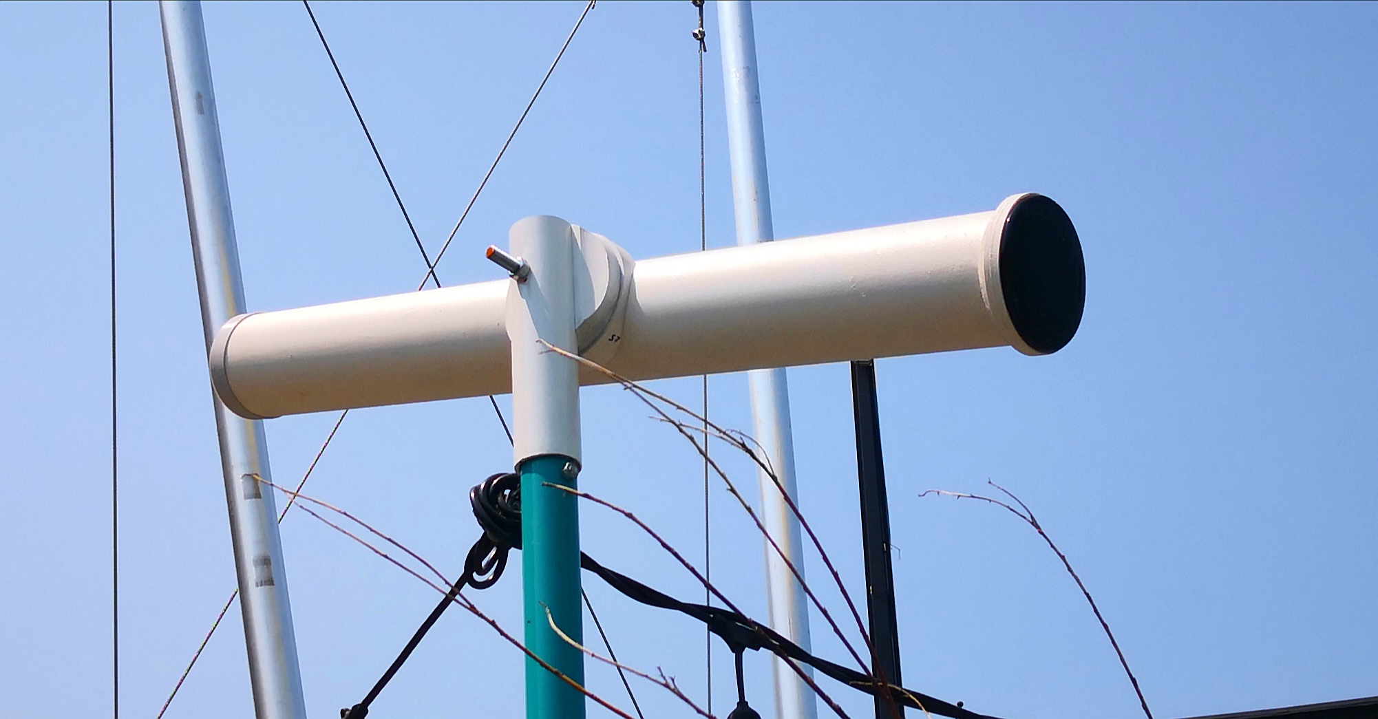 Zoom on a speaker of the sound installation, 2019.